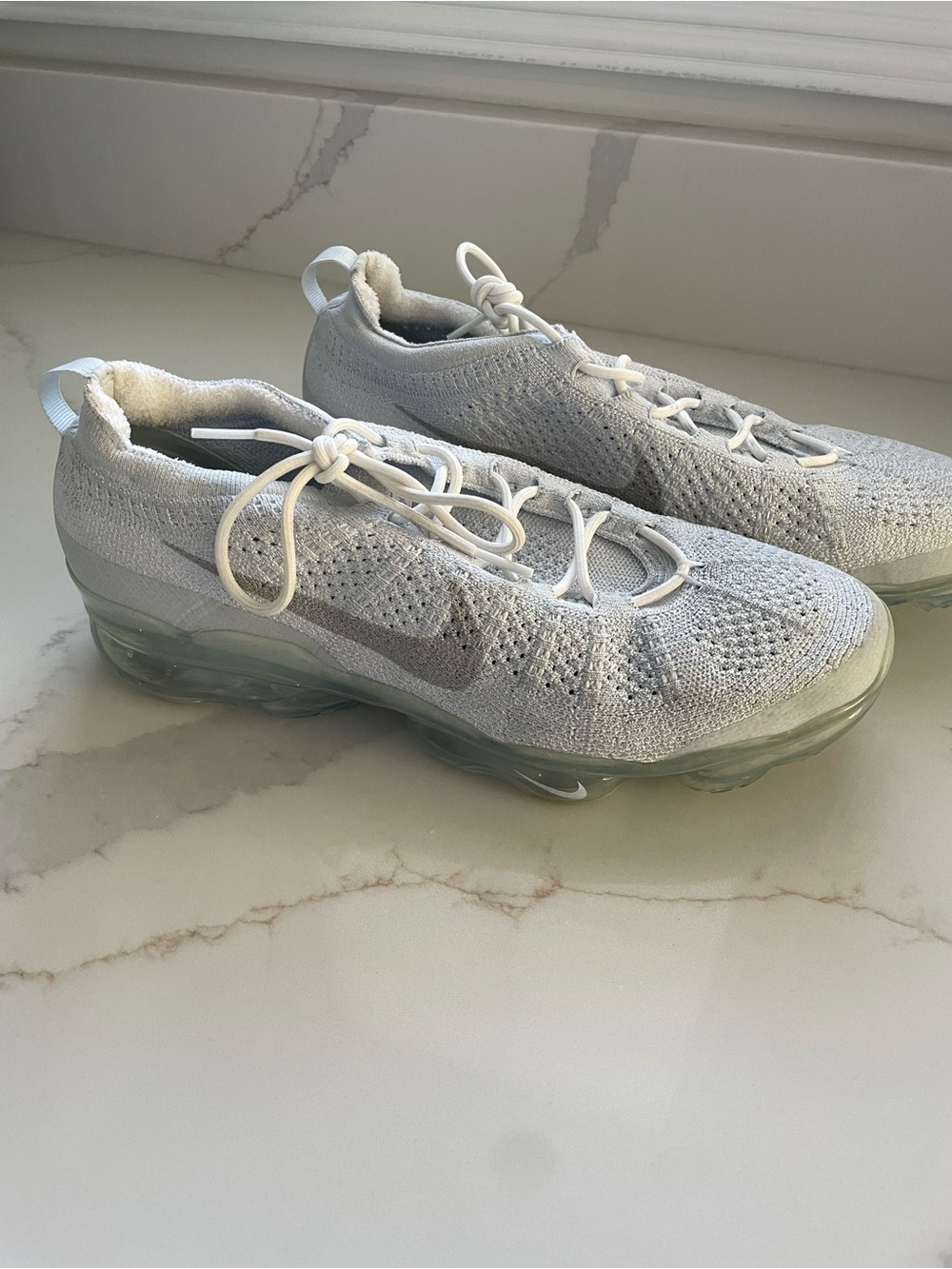 Nike Men’s Air VaporMax — Light Grey/White Size 11.5